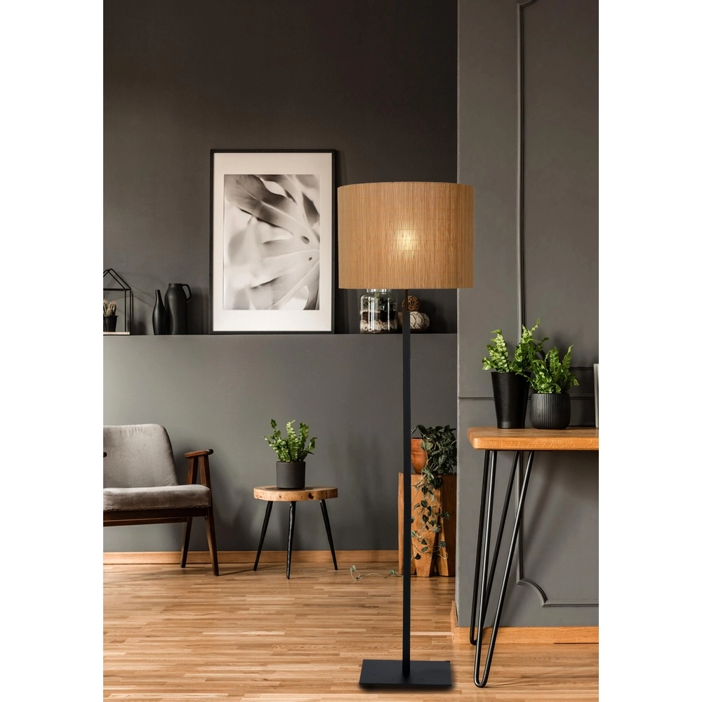 Vloerlamp Magius rotan Lucide 5411212031327