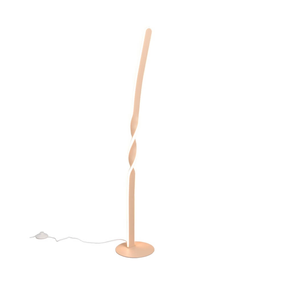 Design vloerlamp Ginko zandkleurig