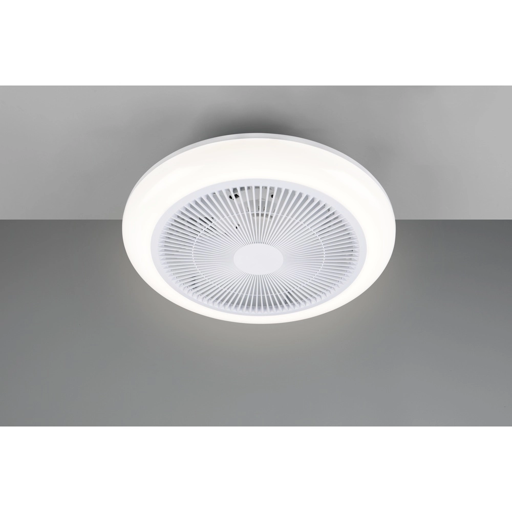 Design ventilator Holmsund wit Ø 46cm met RGB functie Trio 4017807688665