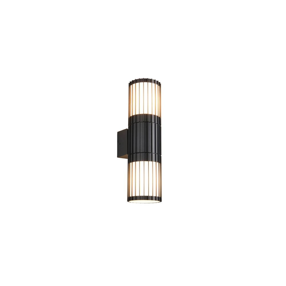Wandlamp Volga 2-lichts antraciet Trio 4017807686982