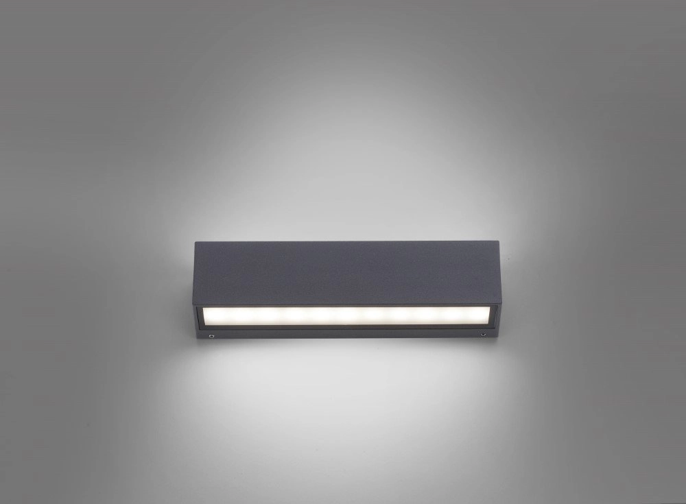 Langwerpige wandspot Robert 25cm antraciet Paul Neuhaus 4012248313220
