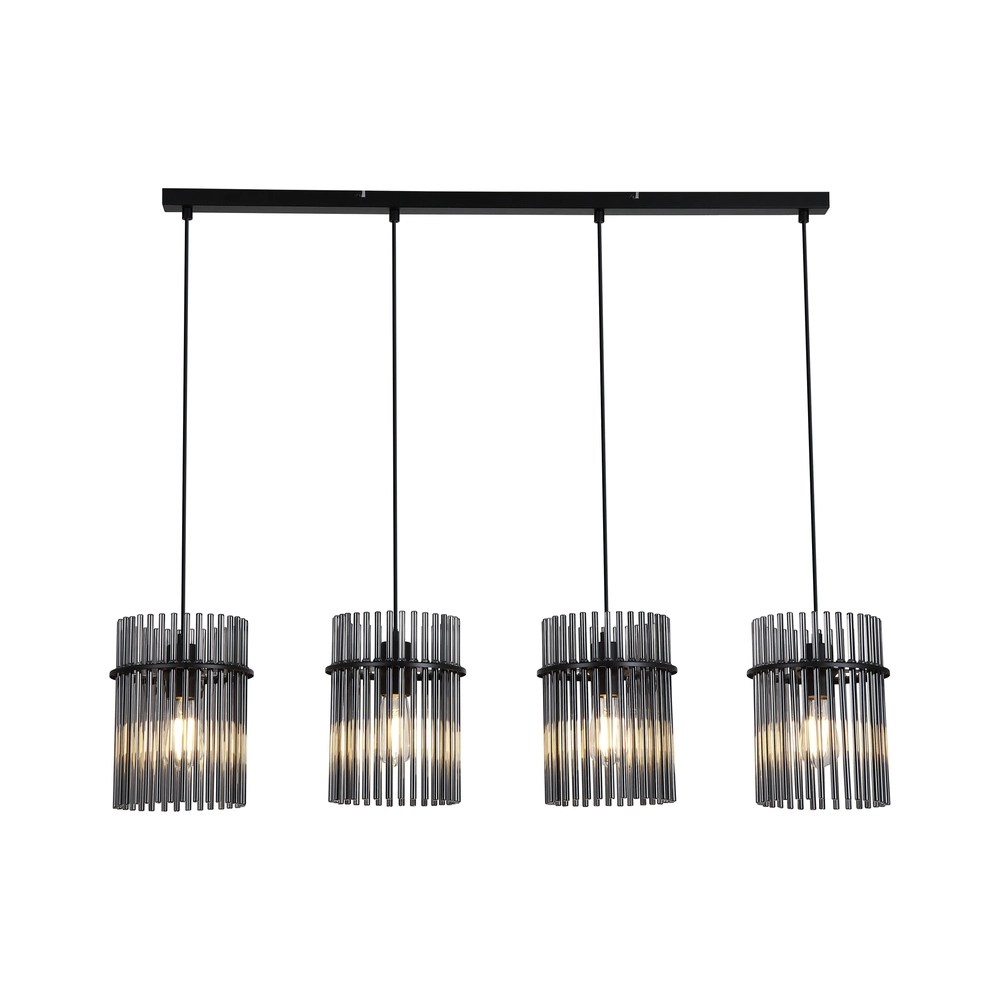 Hanglamp Swizzle 4-lichts zwart