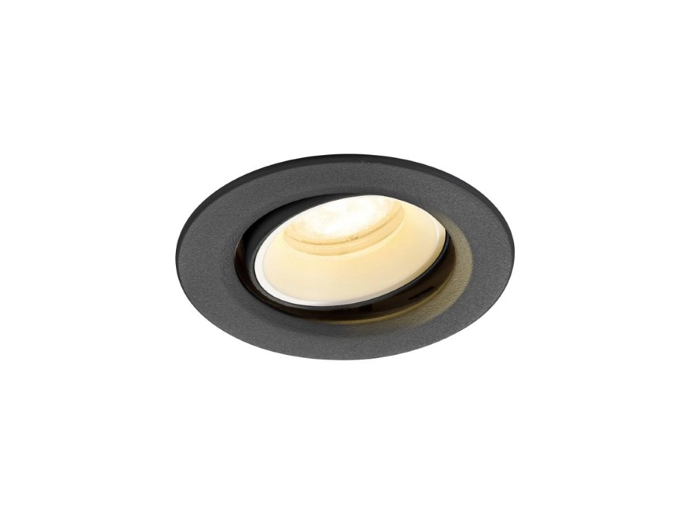 Inbouwspot Numinos Move XS zwart/wit 3000K - 55gr SLV 4024163314046