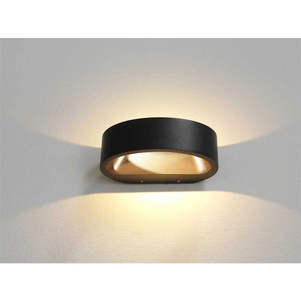 Black wall spot Sharp with gold inside