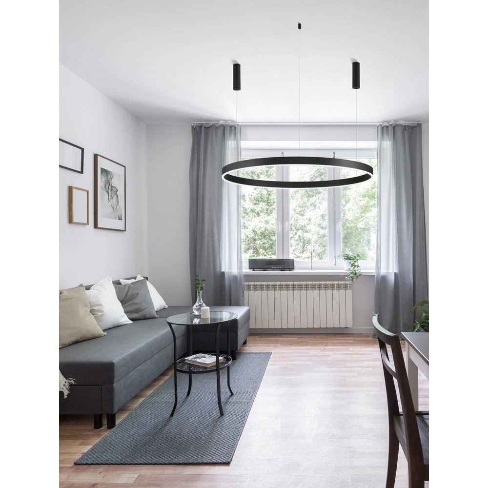 Hanglamp Motif zwart Ø 120cm 3000K Lyora 5212017439260