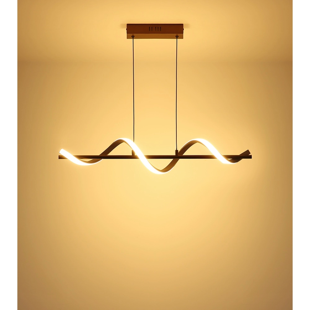 Hanglamp Spiro brons met zand bruin Globo 9007371587315