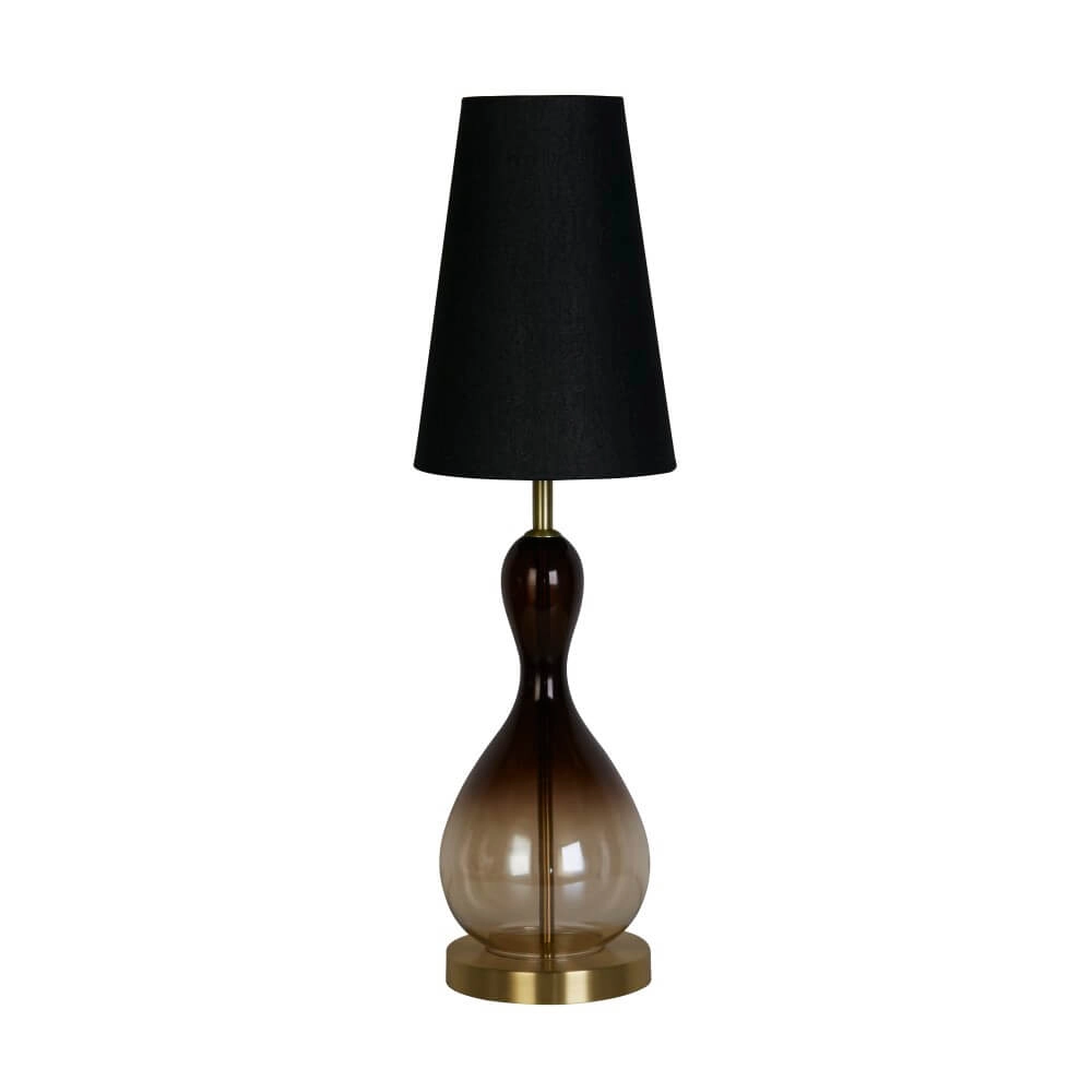 Zwarte tafellamp Marakesh met kap Searchlight 5053423267722