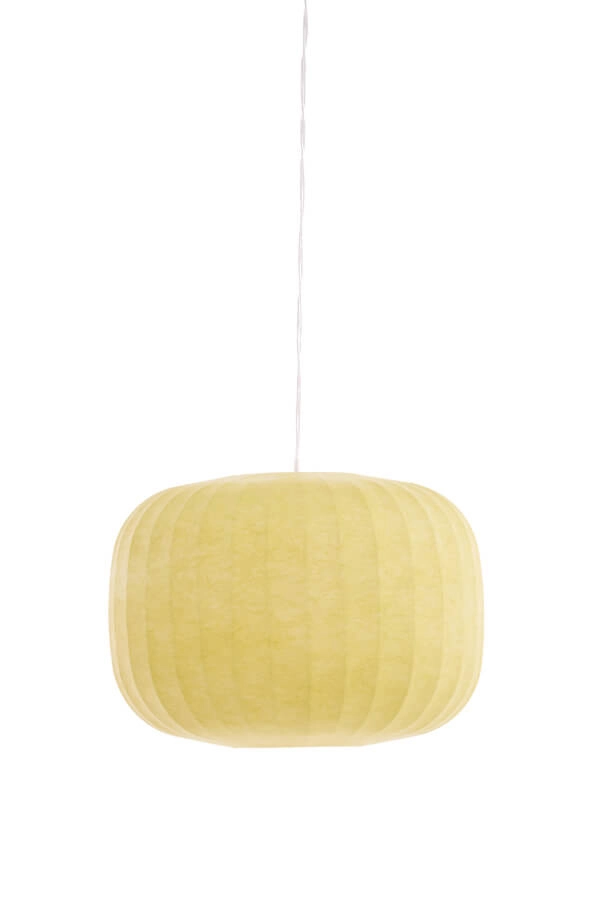 Japandi hanglamp Lexa groen Ø 35cm
