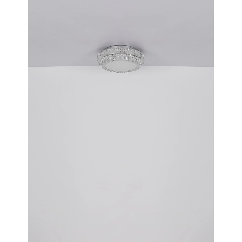 Plafondlamp Klara Ø 40cm chroom Globo 9007371453085