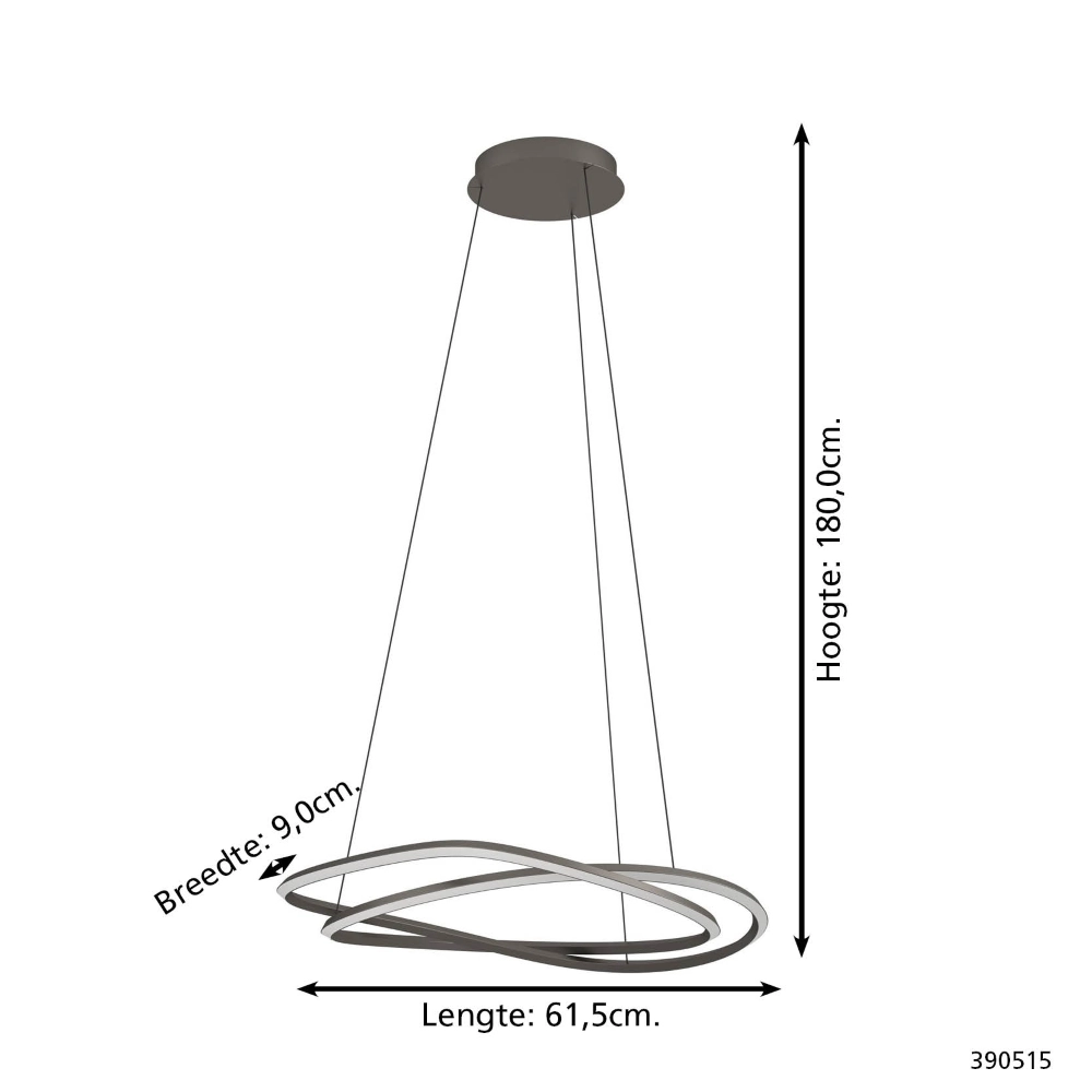 Design hanglamp Guntin verstelbaar grijs Stars of Light 9008606357802