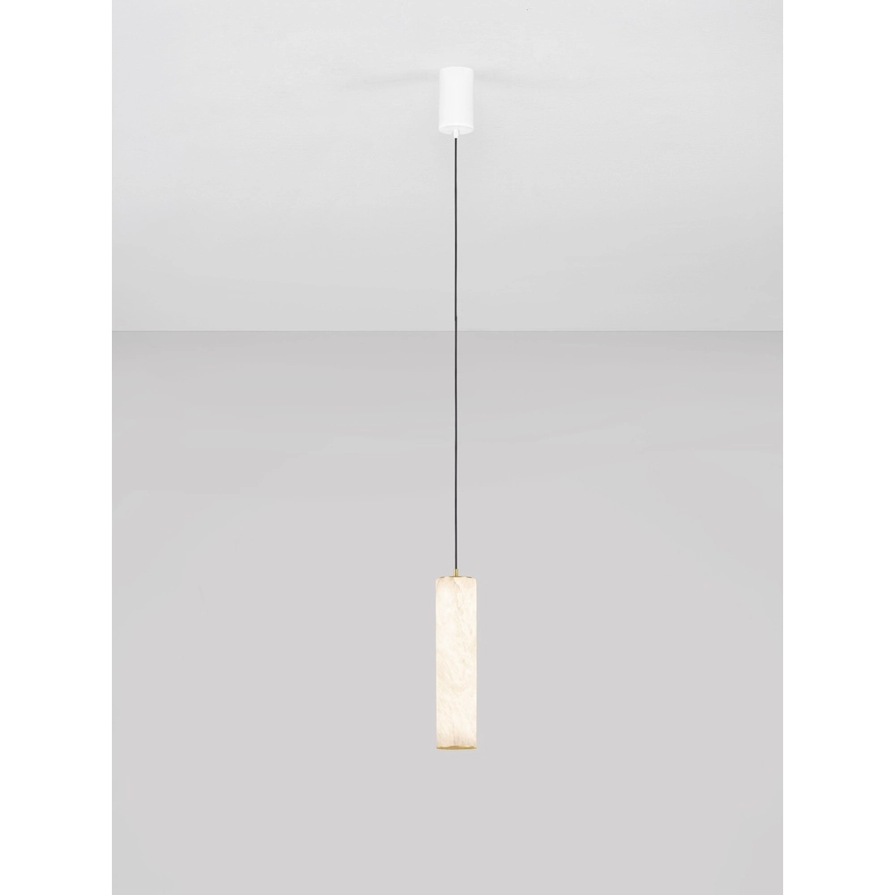 Hanglamp Diletto goud met wit Lyora 5212063503229