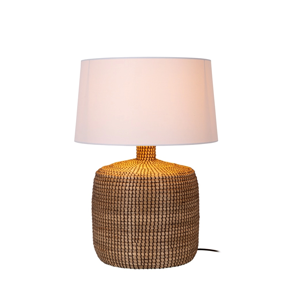Schemerlamp Ambala Ø 45cm - zeegras bruin