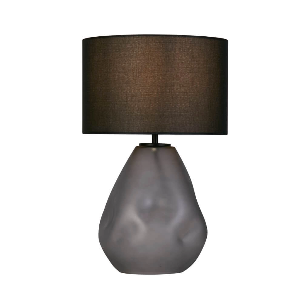 Schemerlamp Devon zwart met kap Searchlight 5053423273297