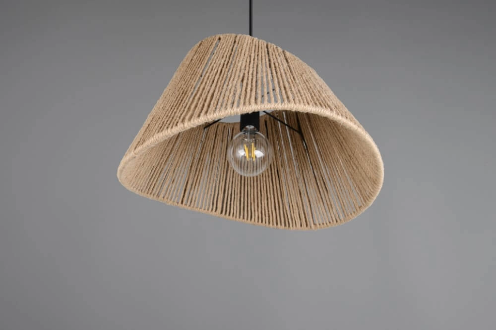 Japandi hanglamp Valerie rotan Ø 52cm Trio 4017807637380