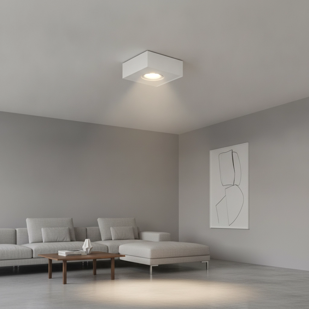 Design plafondlamp Brooklyn enkel wit