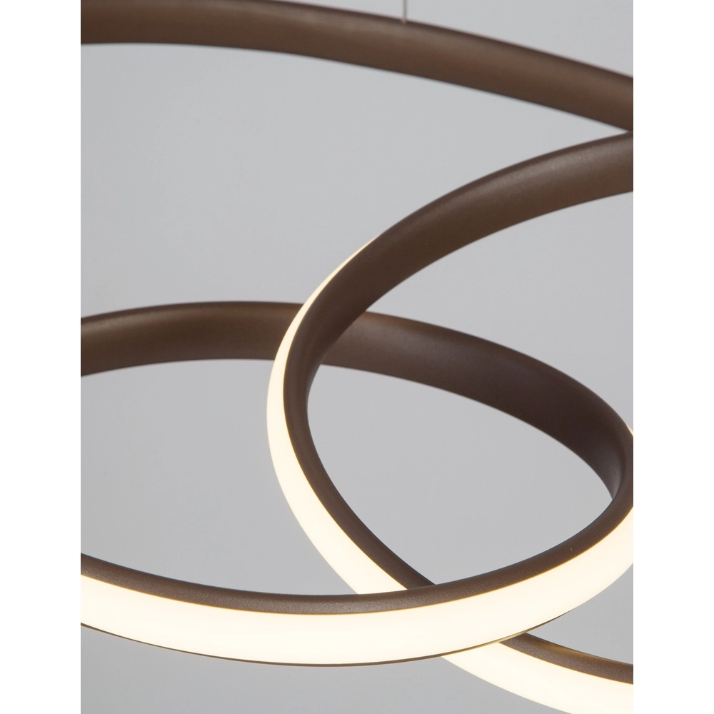 Design hanglamp Menton koffie bruin Lyora 5212017424310