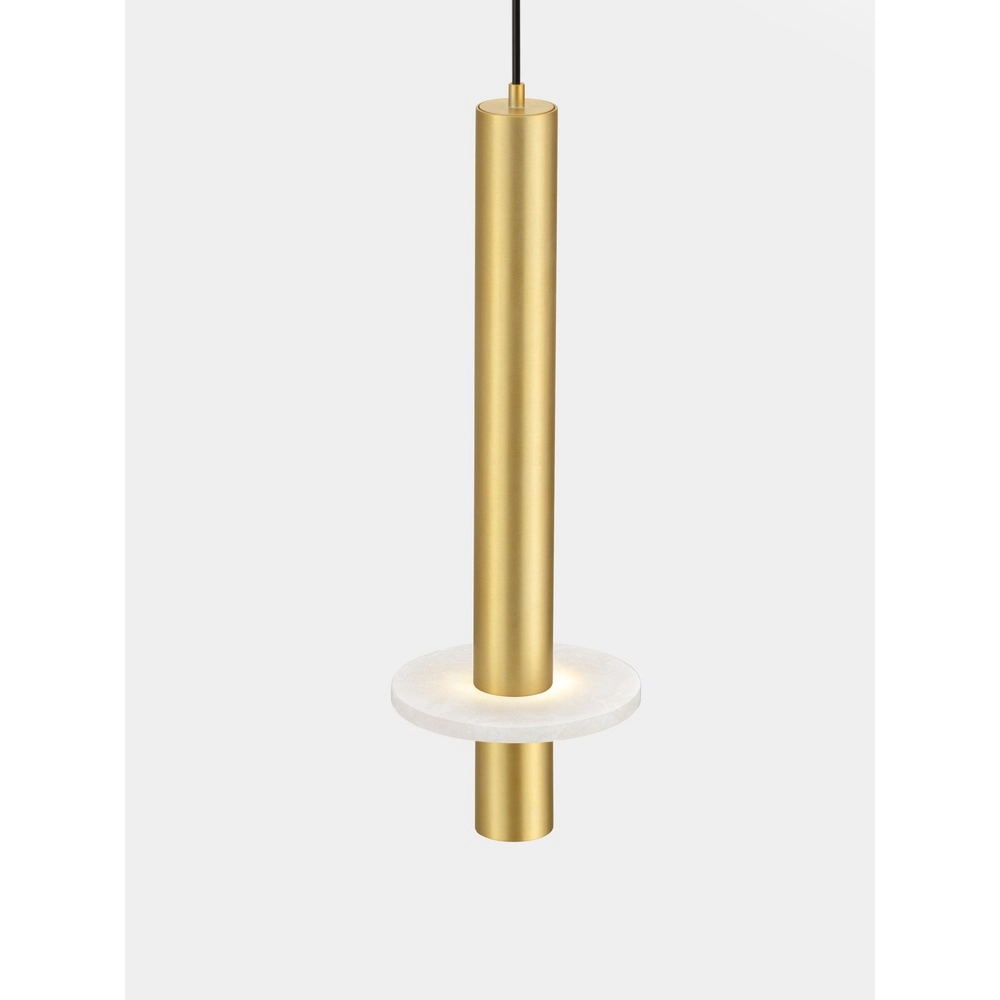 Design hanglamp Noemi goud met wit Ø 11cm Lyora 5212063503304