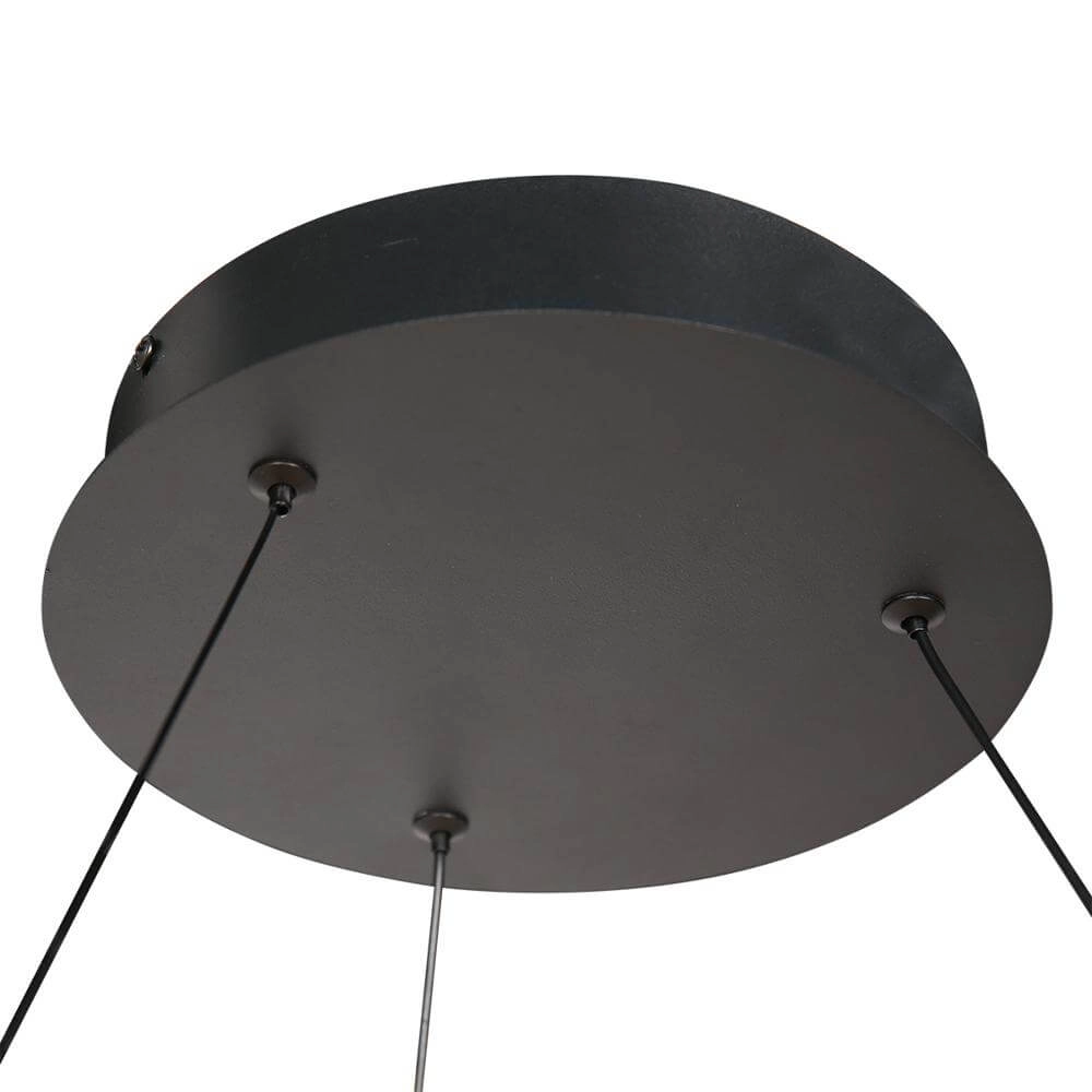 Design hanglamp Ringlux zwart Ø 100cm Steinhauer 8712746171686