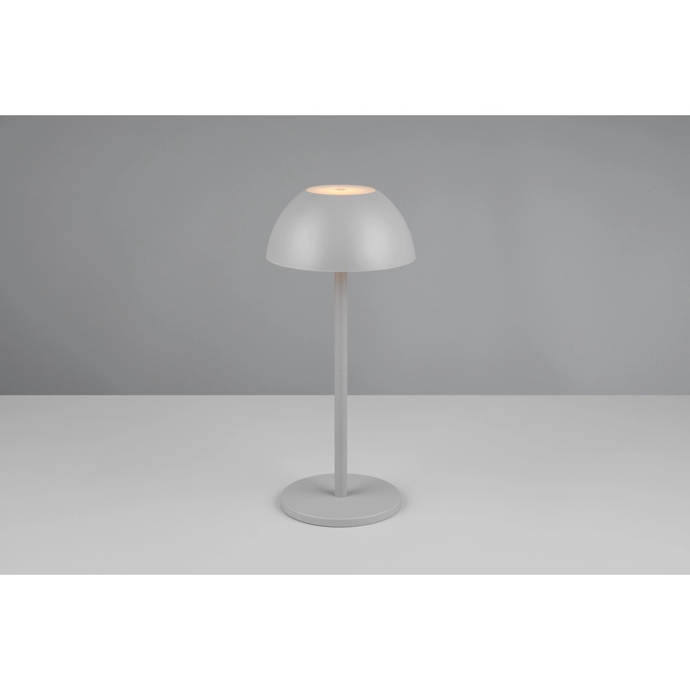Tafellampje Ricardo grijs Ø 13,5cm Trio 4017807601824
