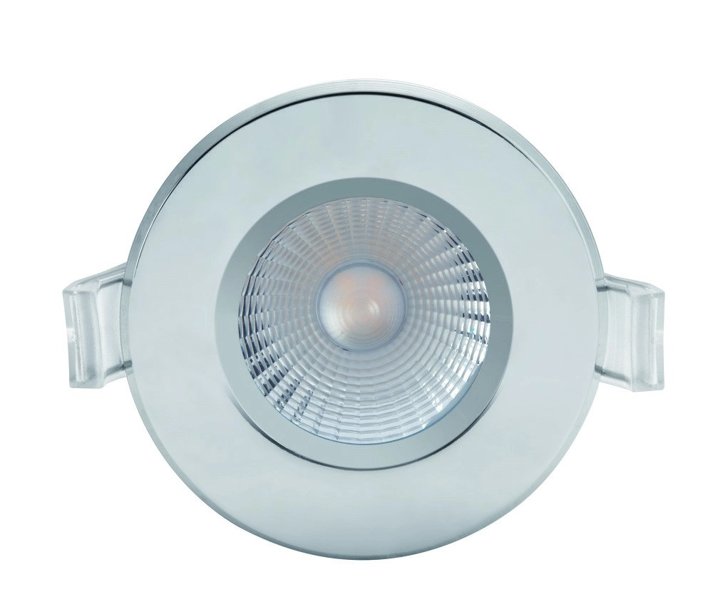 set van 3 inbouwspots Dive 3x6w - 2700K - 8,5cm chroom Philips 8718699789671