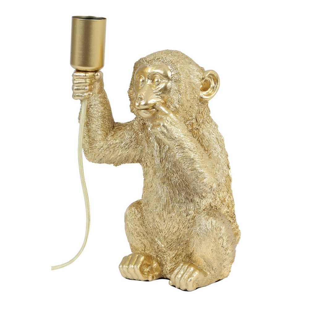 Tafellamp aapje Monkey goud Light & Living 8717807303501