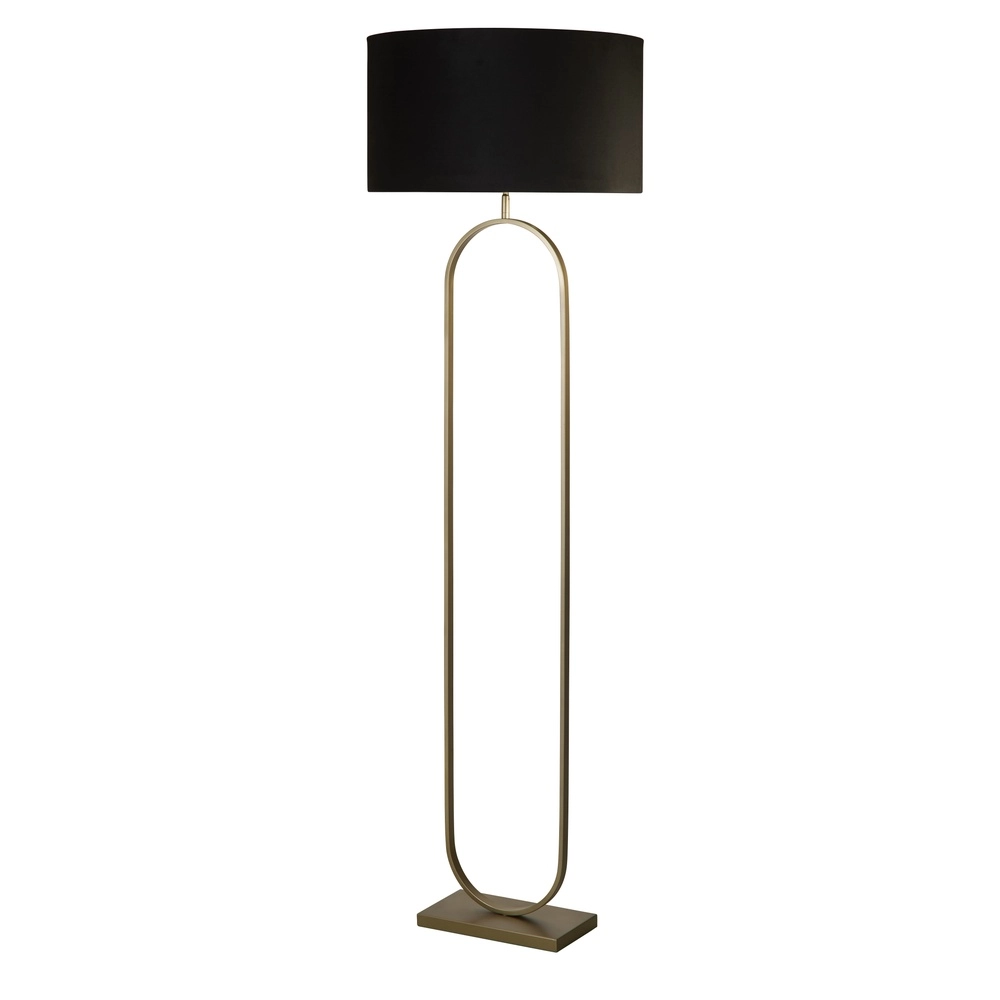 Vloerlamp Modish brons met bronse kap