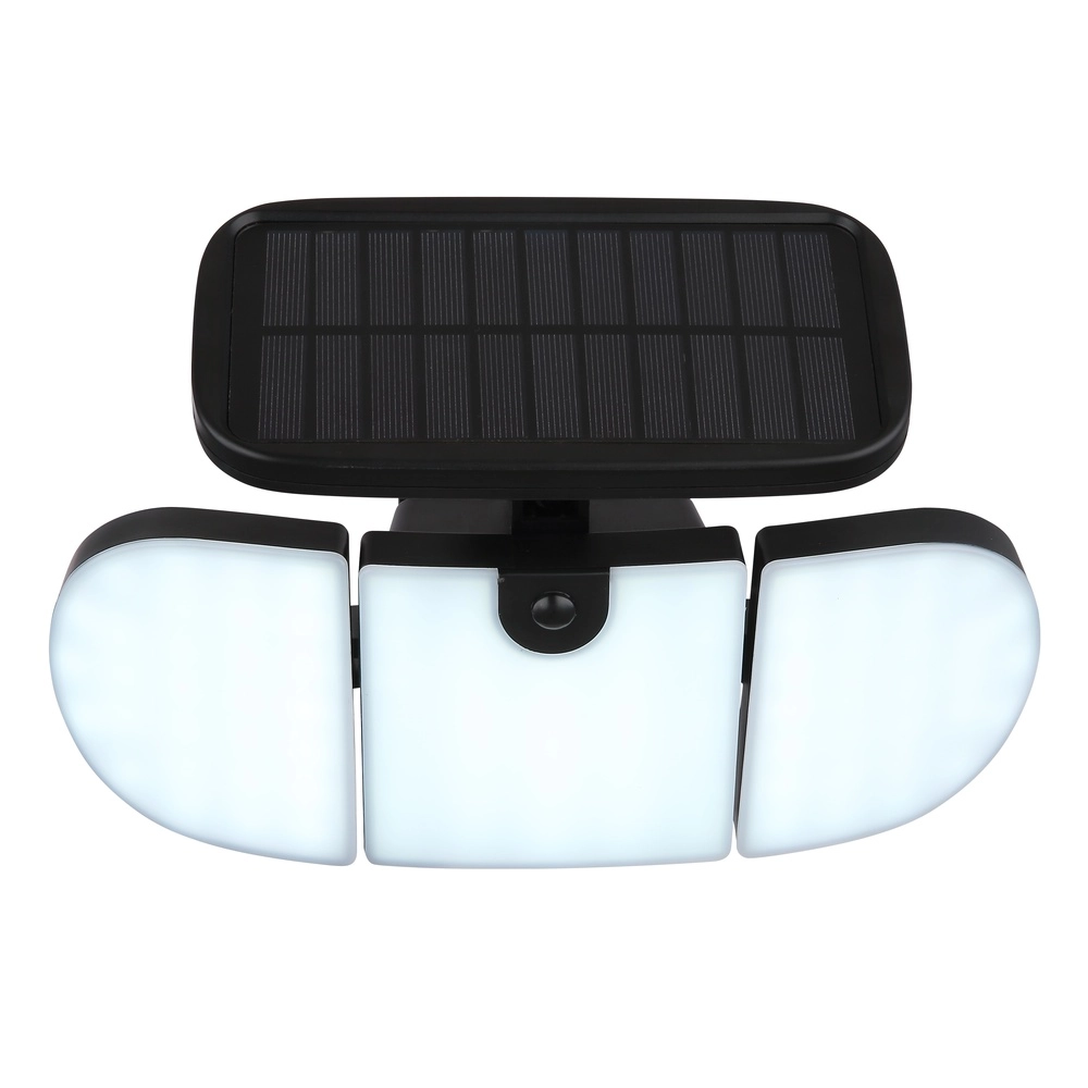 Zwarte wandlamp Torqen solar Globo 9007371459063