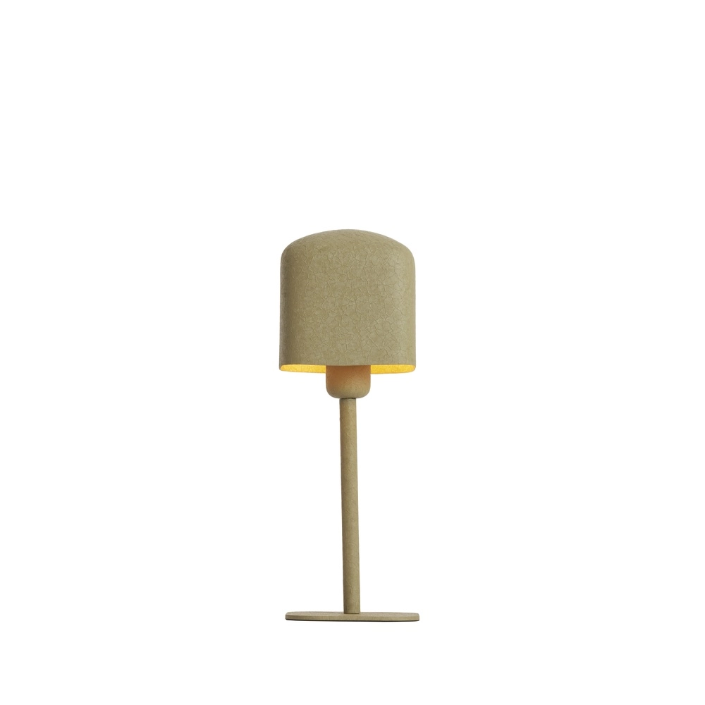 Nachtkastlamp Elenie 13x13cm - mat olijfgroen Light & Living 8717807818661