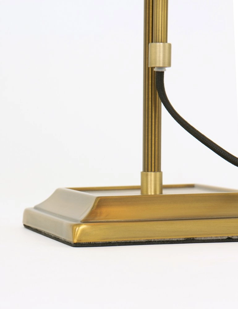 Bureaulamp Ancilla goud met groen Steinhauer 8712746115383