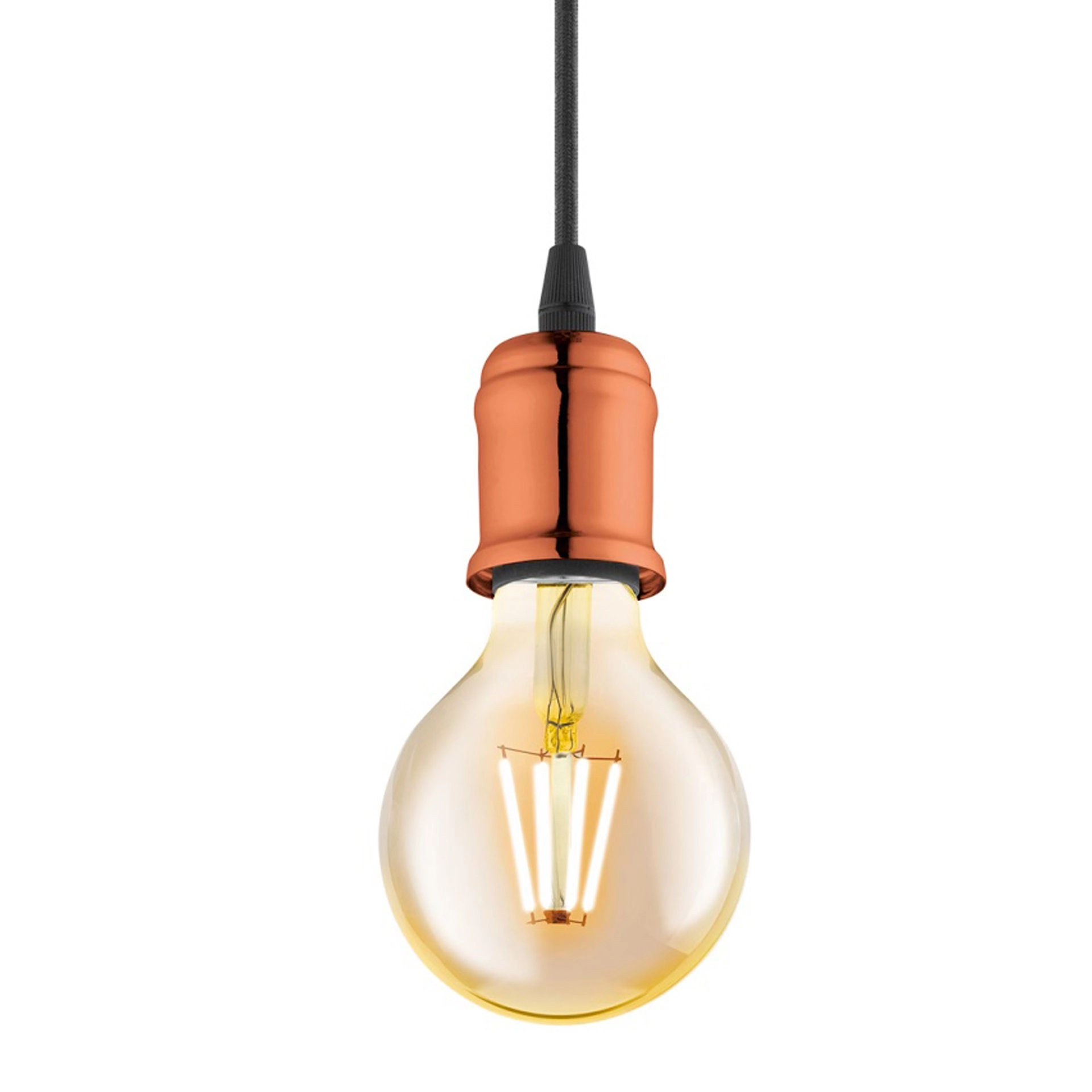 Roodkoperen hanglamp Yorth pendel