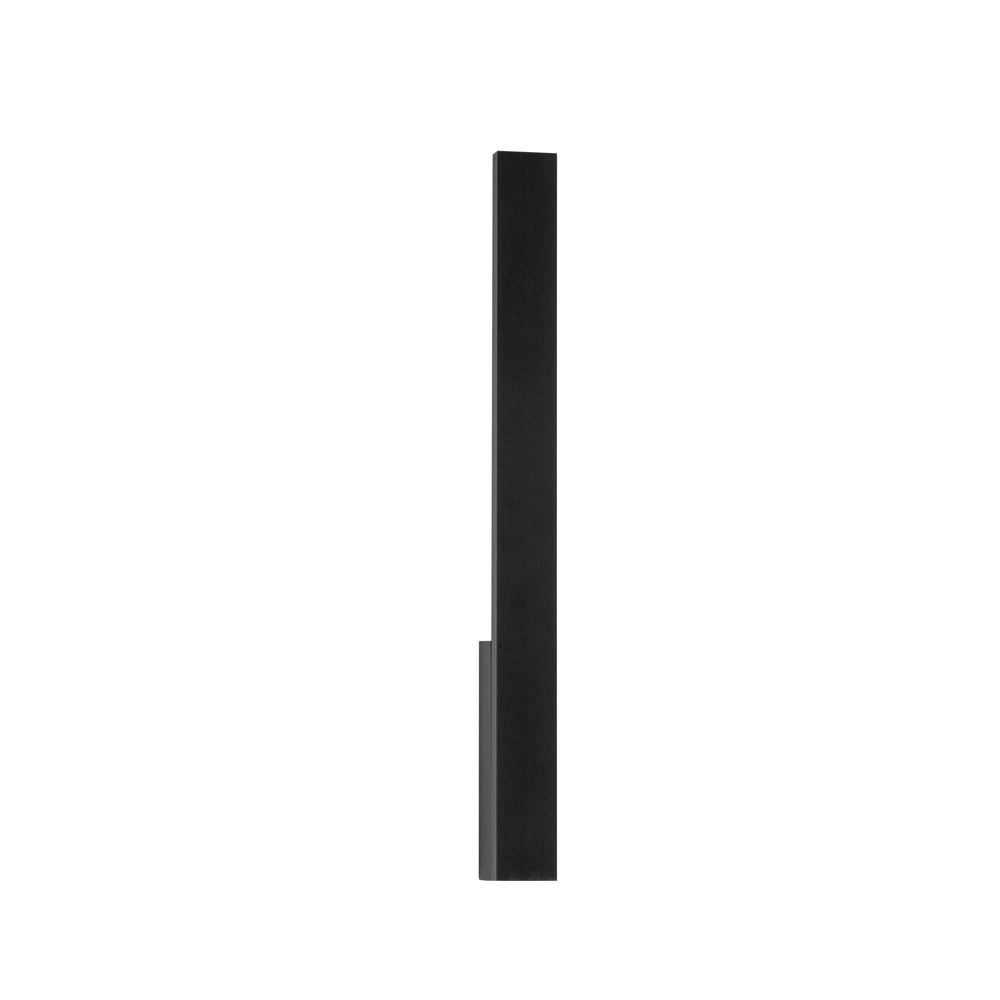 Strakke wandlamp Isos zwart 61cm
