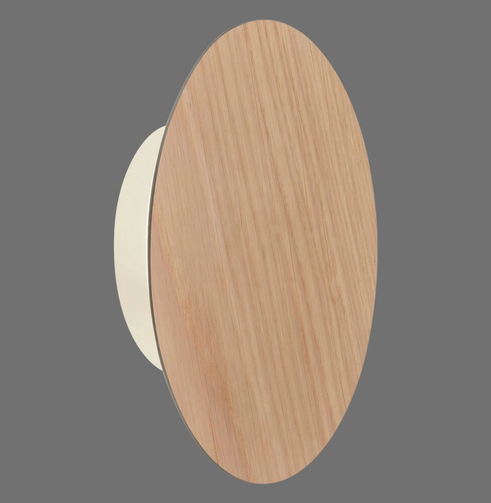 Design wandlamp Akku Puntua Ø 18cm hout Paul Neuhaus 4012248375785
