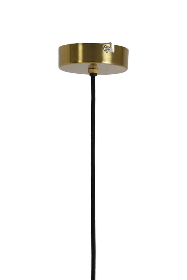 Hanglamp Pleat goud met wit Ø 40cm Light & Living 8717807687809
