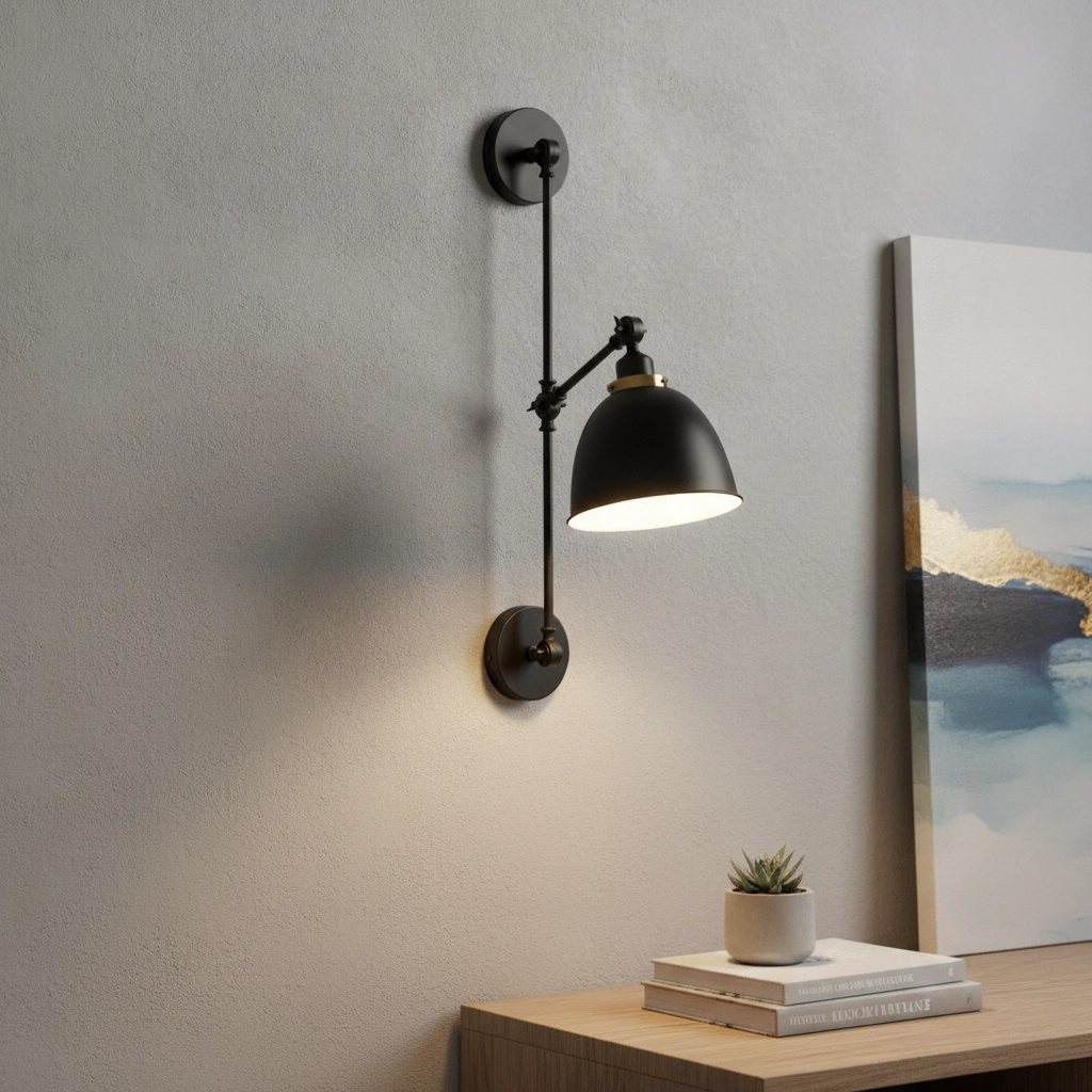 Wandlamp Virgo zwart