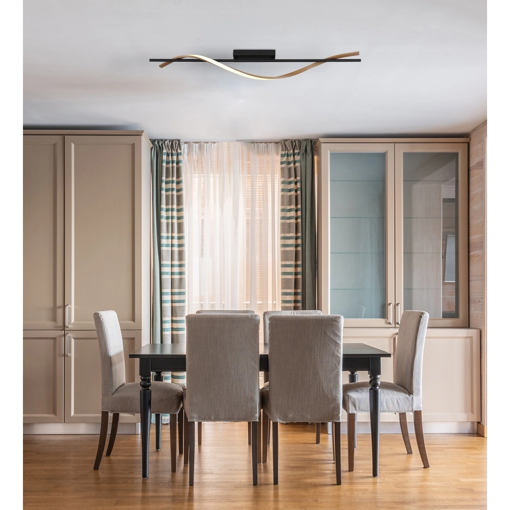 Design plafondlamp Watkins zwart Globo 9007371531745