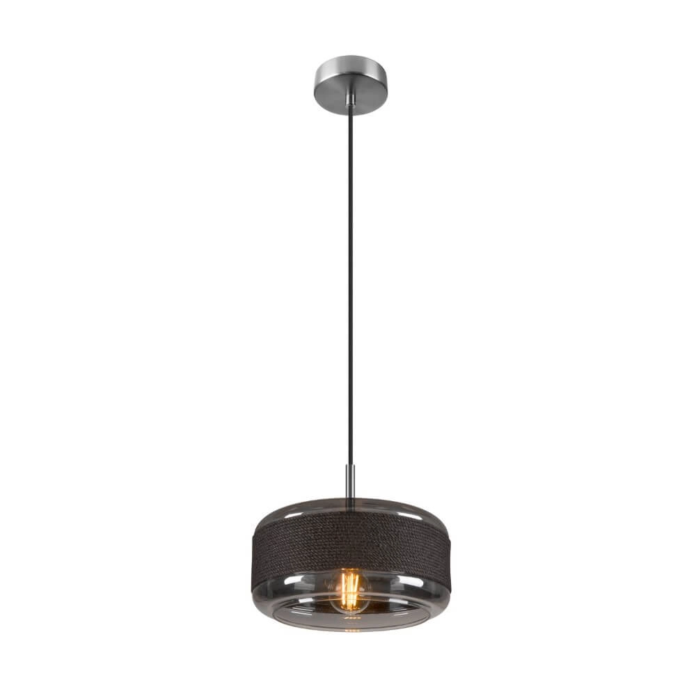 Hanglamp Pantilo Rope 27 smoke glas - Ø 25cm SLV 4024163280839