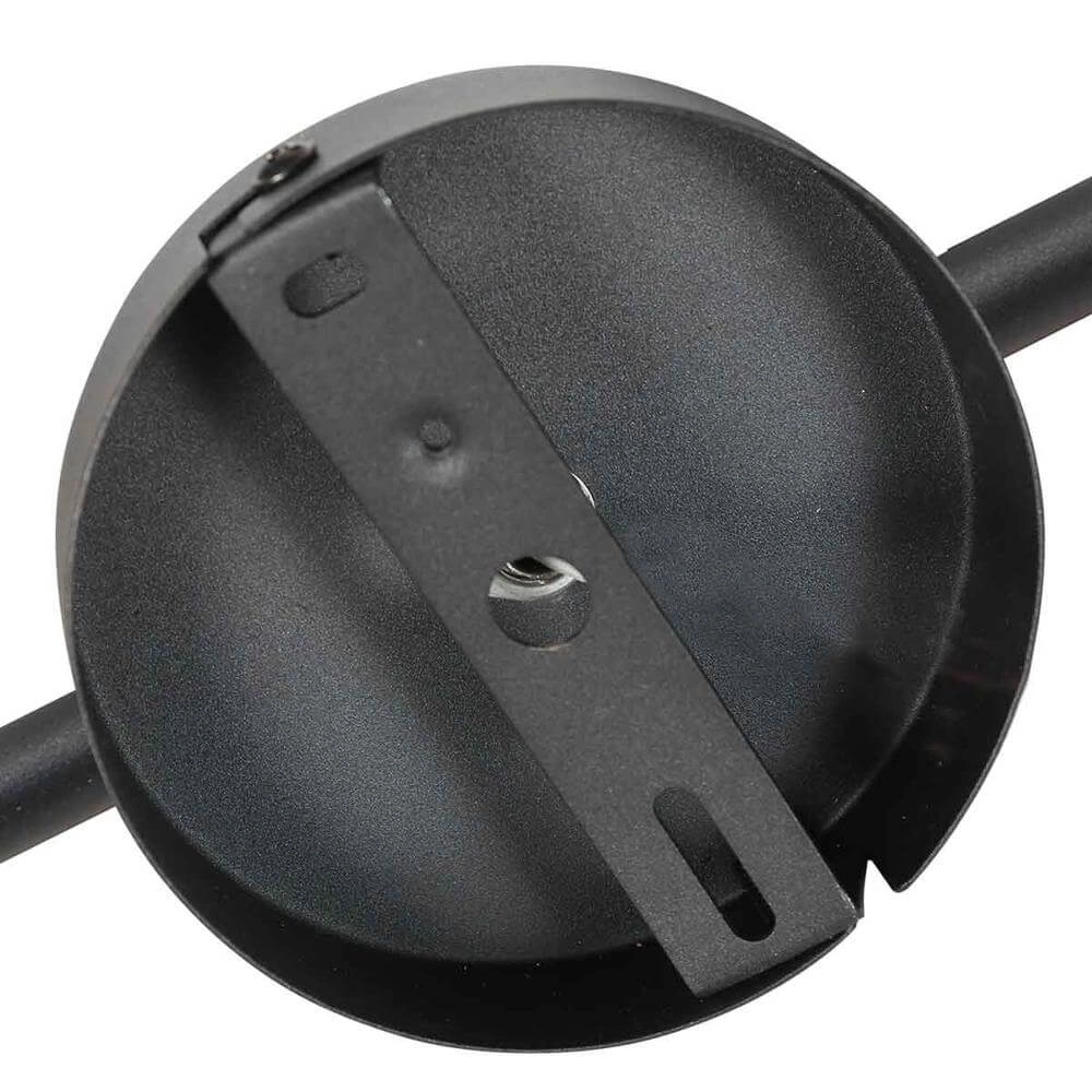 Plafondlamp Oeroe zwart met goud 2-lichts Steinhauer 8712746176339