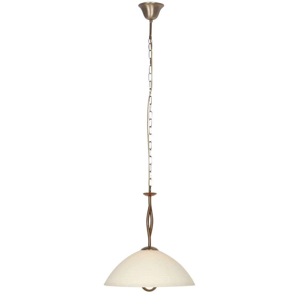 Klassieke hanglamp Anthea 1-lichts brons