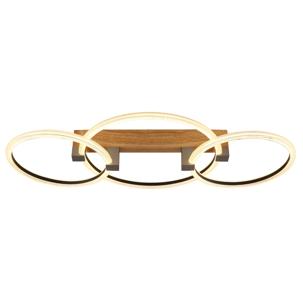 Houten plafondlamp Fletcher design Globo 9007371580293
