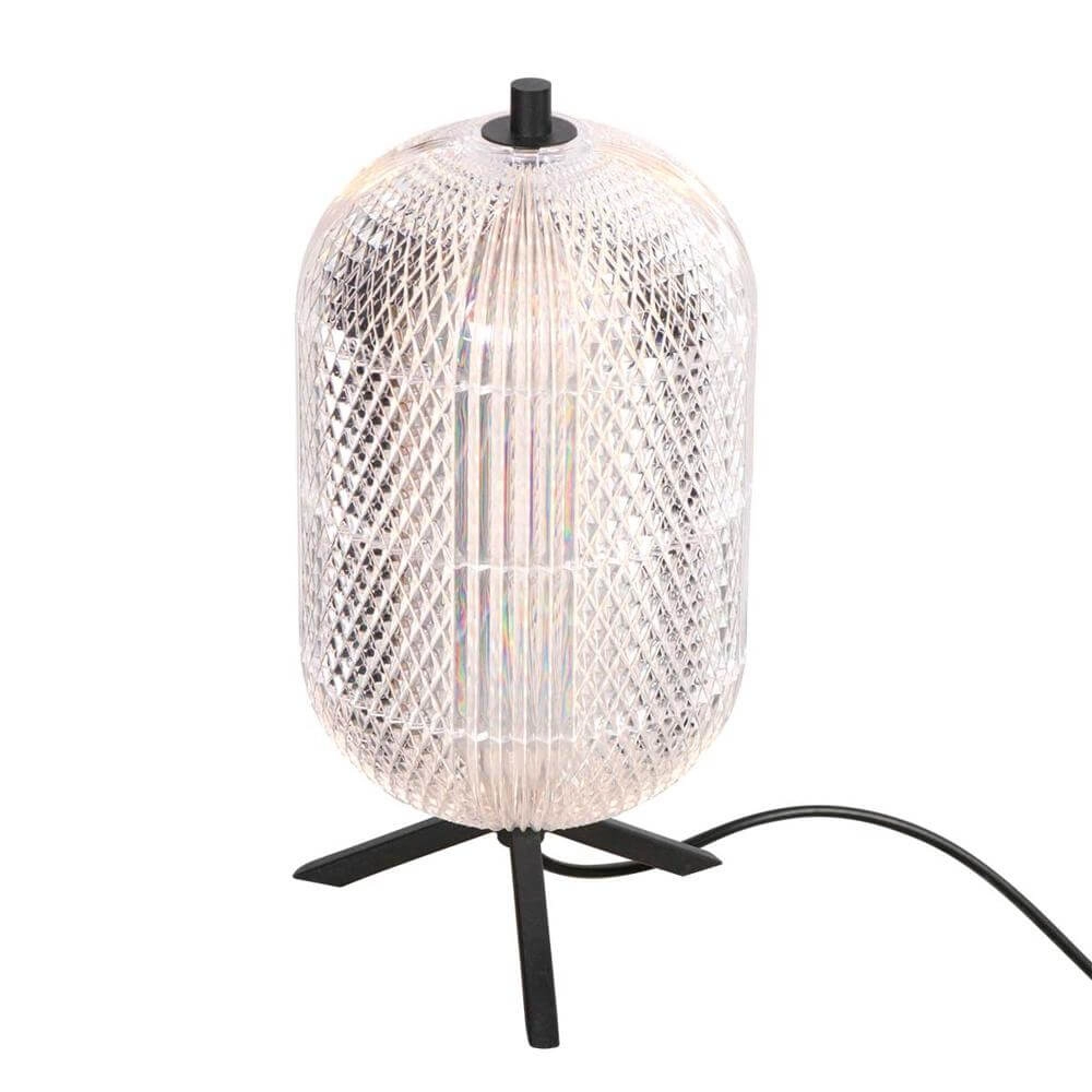 Tafellamp Geripu zwart met helder glas Steinhauer 8712746173789