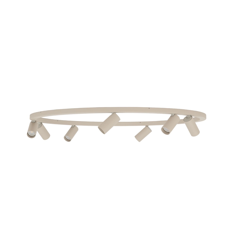Cirkel opbouwspots Fourty 7x GU10 - beige Lyora 5903139119481