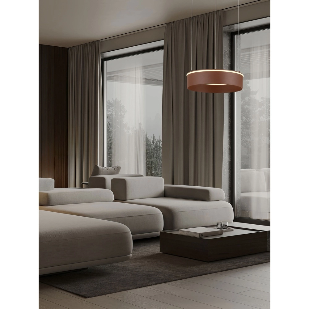 Moderne hanglamp Olivia bruin Ø 40cm
