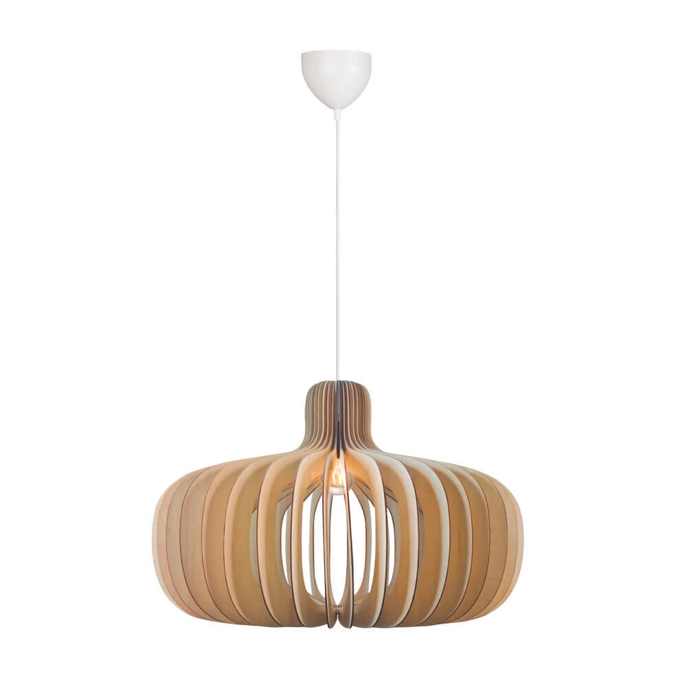 Design hanglamp Hazo hout Ø 66,5cm