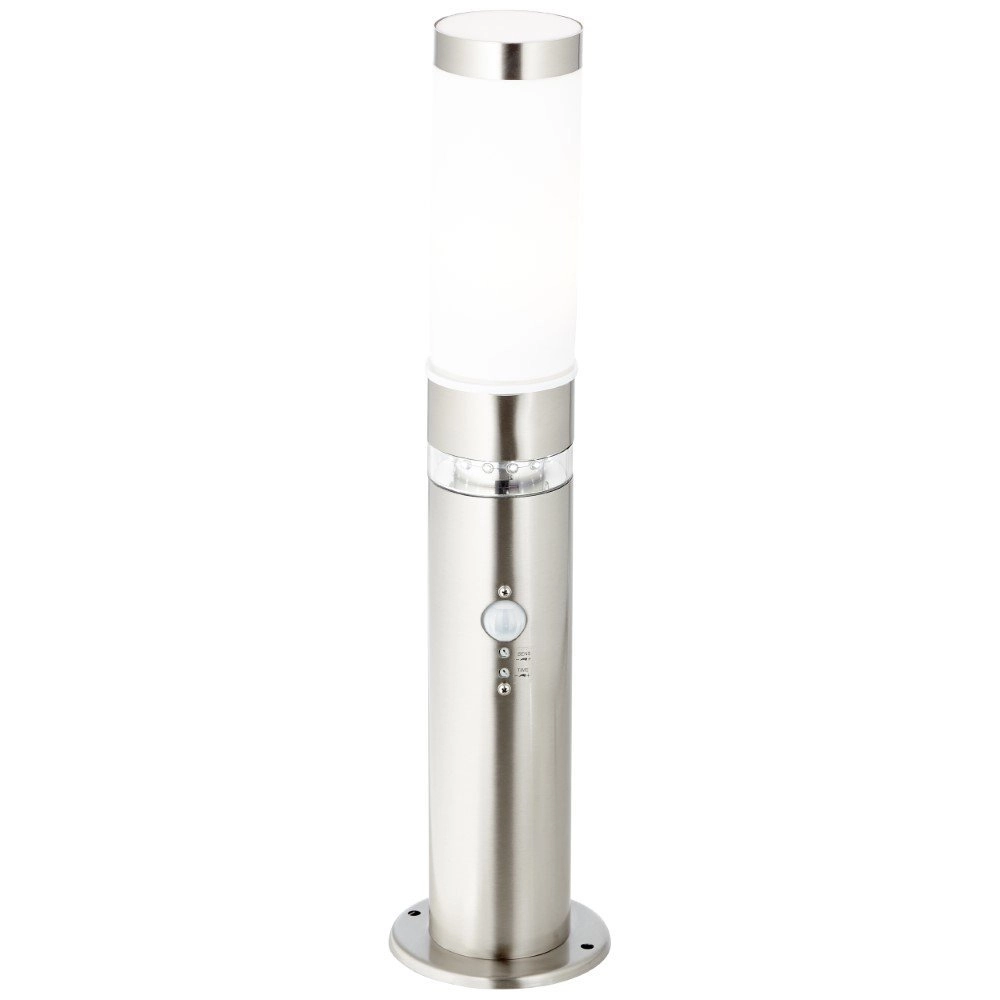 RVS terraslamp Bole met sensor Brilliant 4004353133732