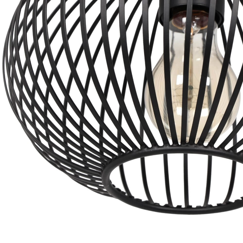 Draad hanglamp Gila Ø 23cm - zwart Trio 4017807617559