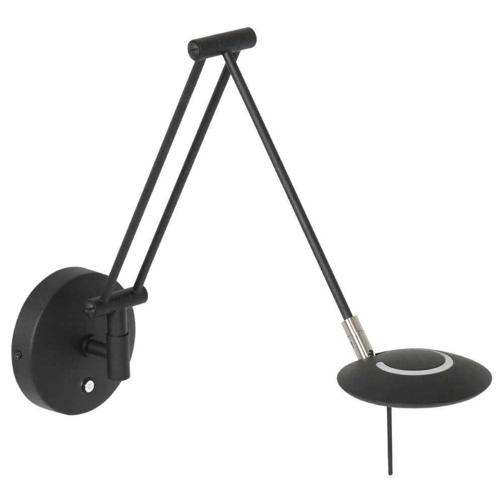 Zwarte leeslamp Zodiac LED voor aan de wand Steinhauer 8712746127331