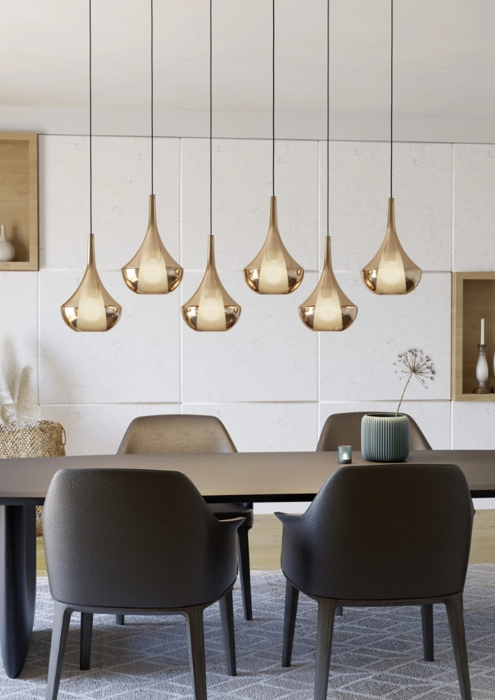 Design hanglamp Almoster recht 6-lichts Stars of Light 9008606354078