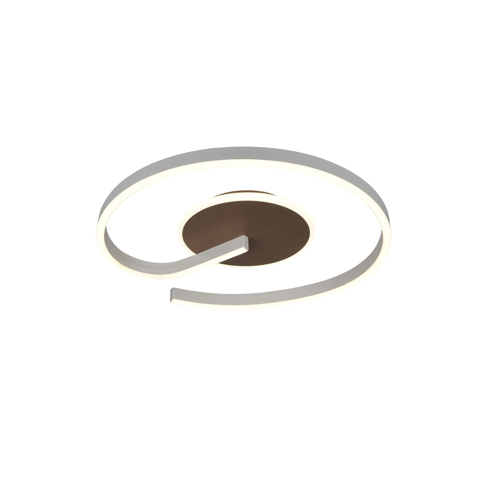 Design plafondlamp Calle mokka bruin Trio 4017807654295