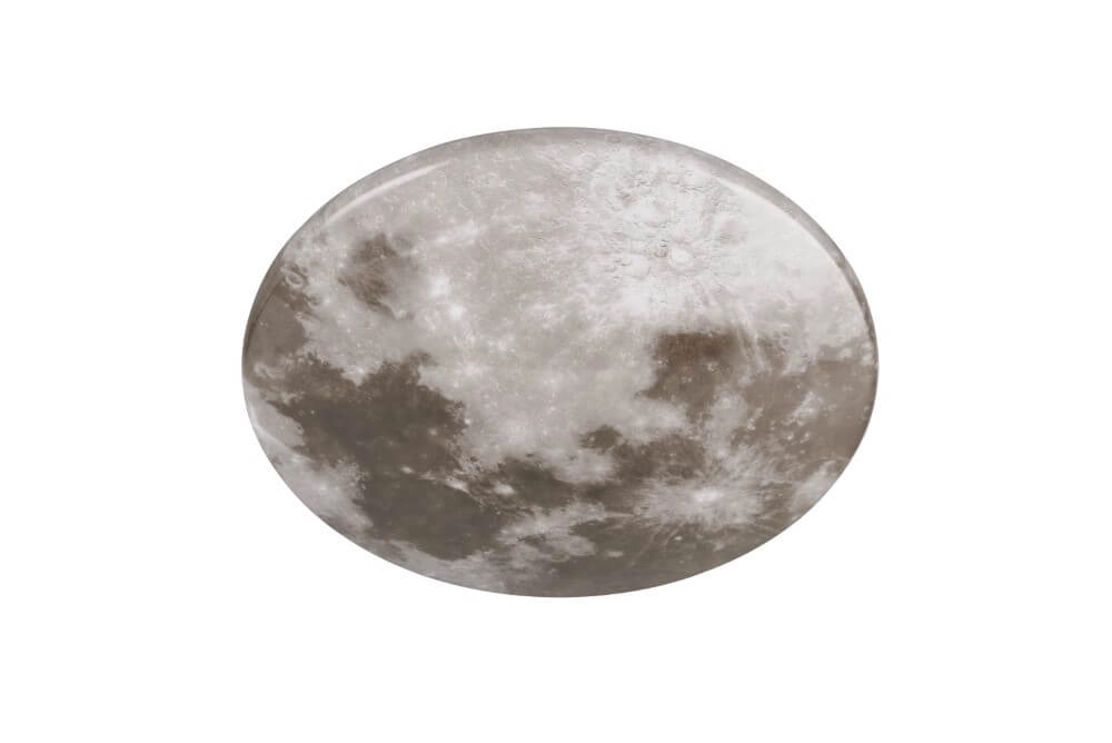 Witte plafonnière Moonika Ø 37cm