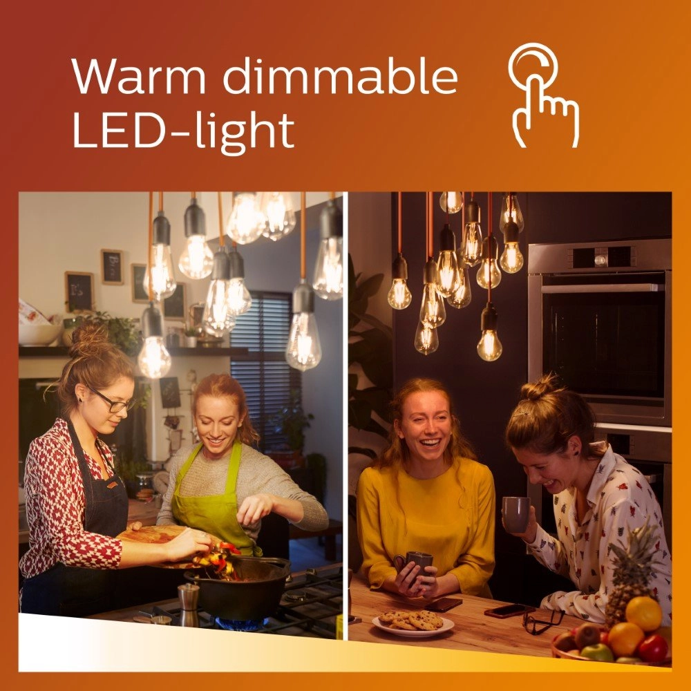 2,6W - GU10 - 2200-2700K - 230 lumen set van 2 Philips 8718699776398